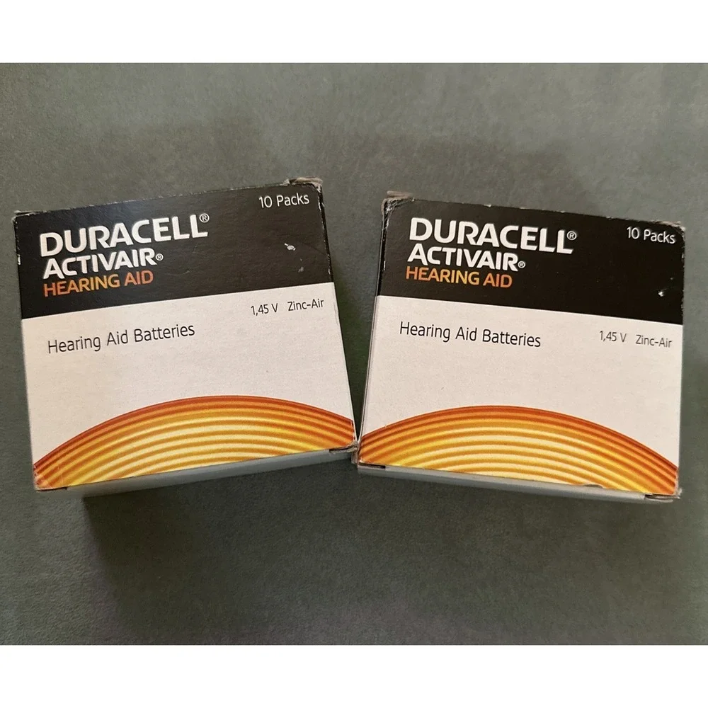 160 Duracell‎ Hearing Aid Batteries Size #13 (2 Boxes Of 80) Best By 2026-08